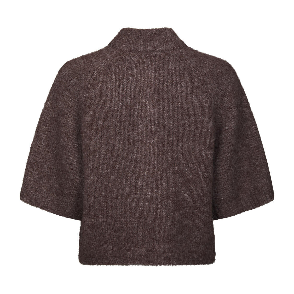 Menuta Fluffy Knit cardigan - Light Brown
